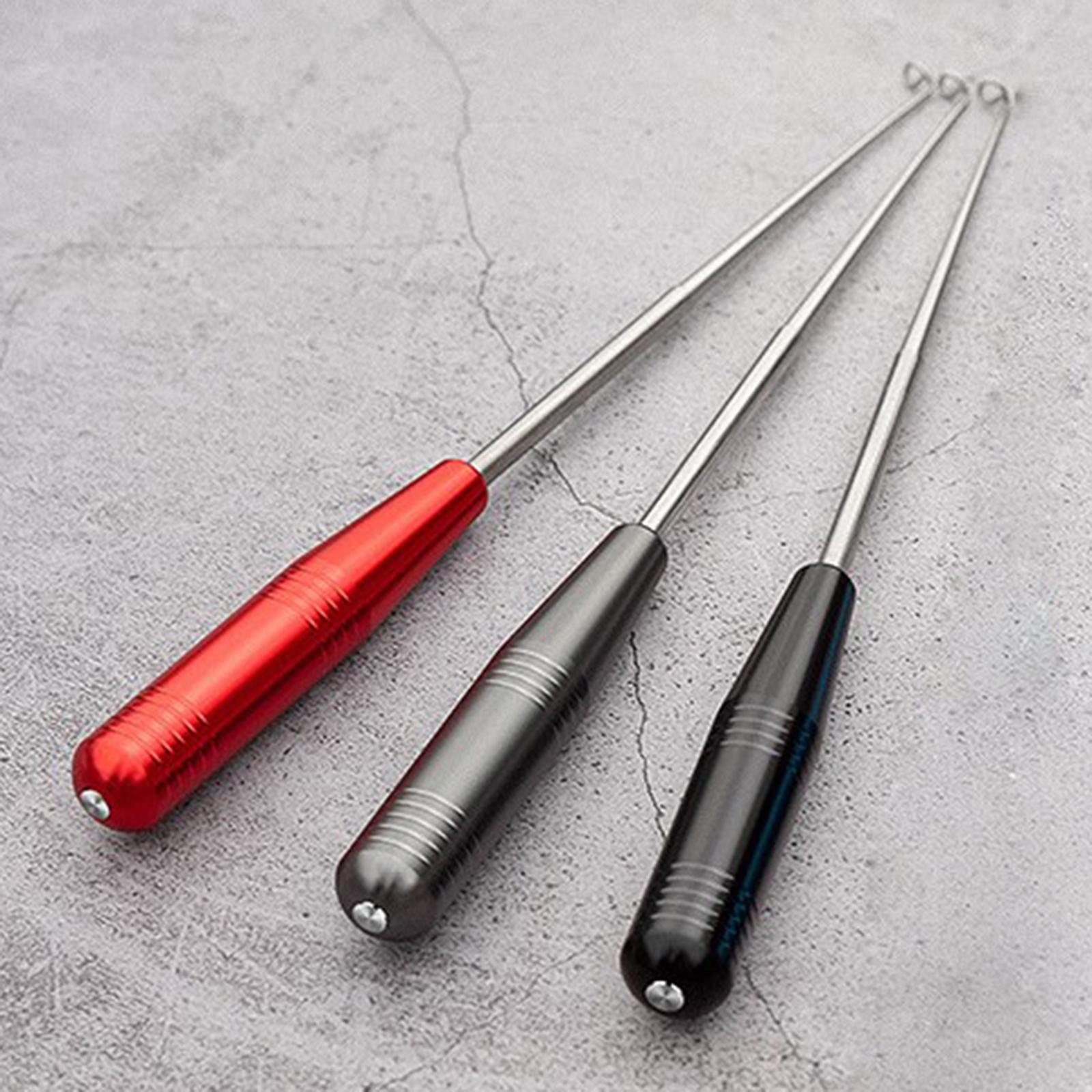 2xFish Hook Remover Safety Separator Hooks Extractor Fishing Supplies Black