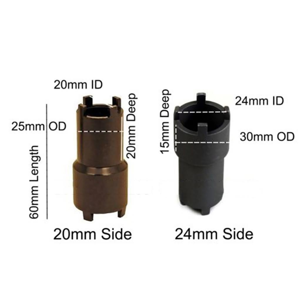 6x20mm 24mm MOTOR MOUNT SPANNER NUT SOCKET TOOL FOR KAWASAKI MOTORCYCLE