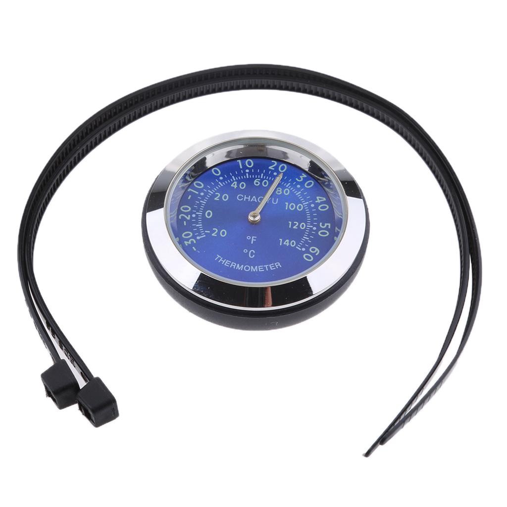 Motorrad Fahrrad Zifferblatt Uhr Uhr Thermometer