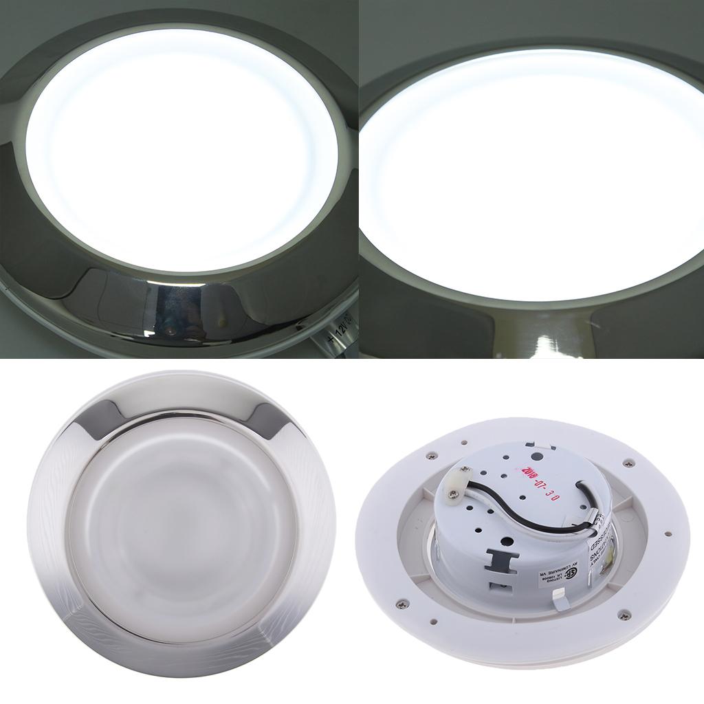 3.2W Round Slim Recessed LED Ceiling Panel Light Downlight Kit 6000K