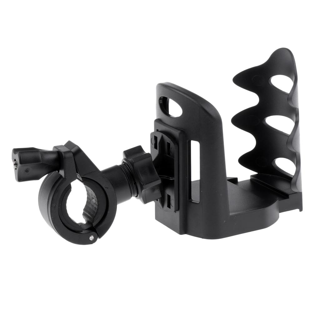 Bike Water Bottle Holder Cage Bracket Adjustable Bottle Holder Mount Black