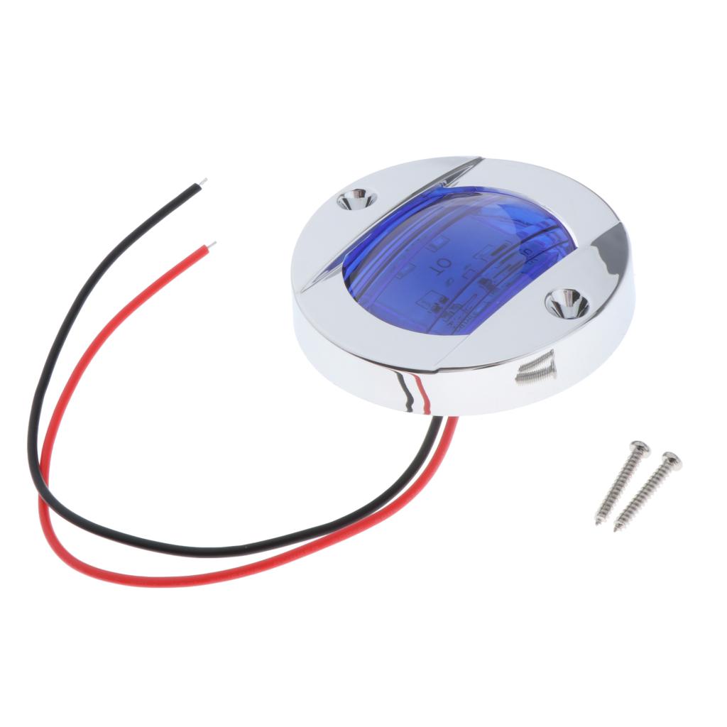 Marine Boat LED Stern Lights Lamps 12V 3 Inch Transom Mount  Blue