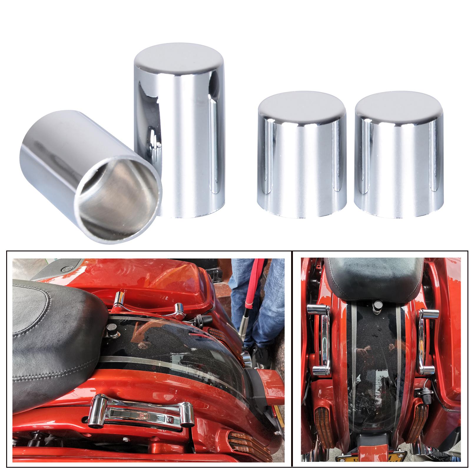4Pcs Docking Hardware Covers/ for Harley Street Glide  Chrome