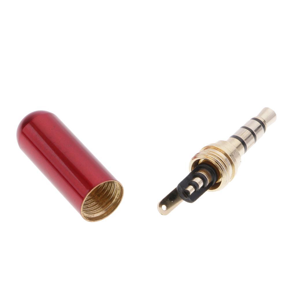 Adapter 3,5mm Klinke Kupplung Buchse auf 3,5mm Kopfhörer Stecker Stereo 4-polig - Photo 9/17