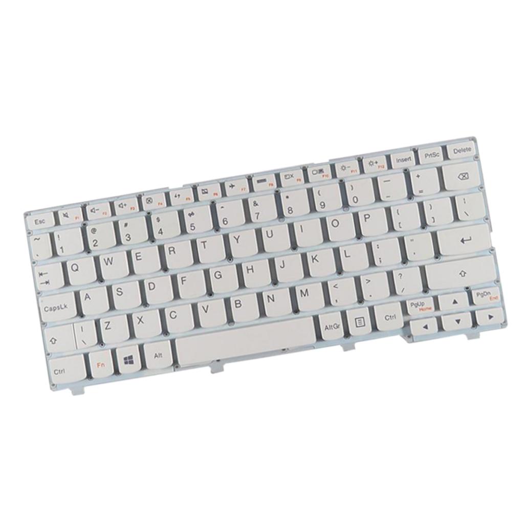 New White Laptop Keyboard FOR Lenovo Ideapad 100S-11IBY US No Frame