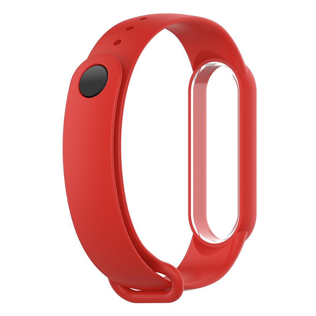 For Xiaomi MI Band 5 Replacement Silicone Wristband Watch Band Red