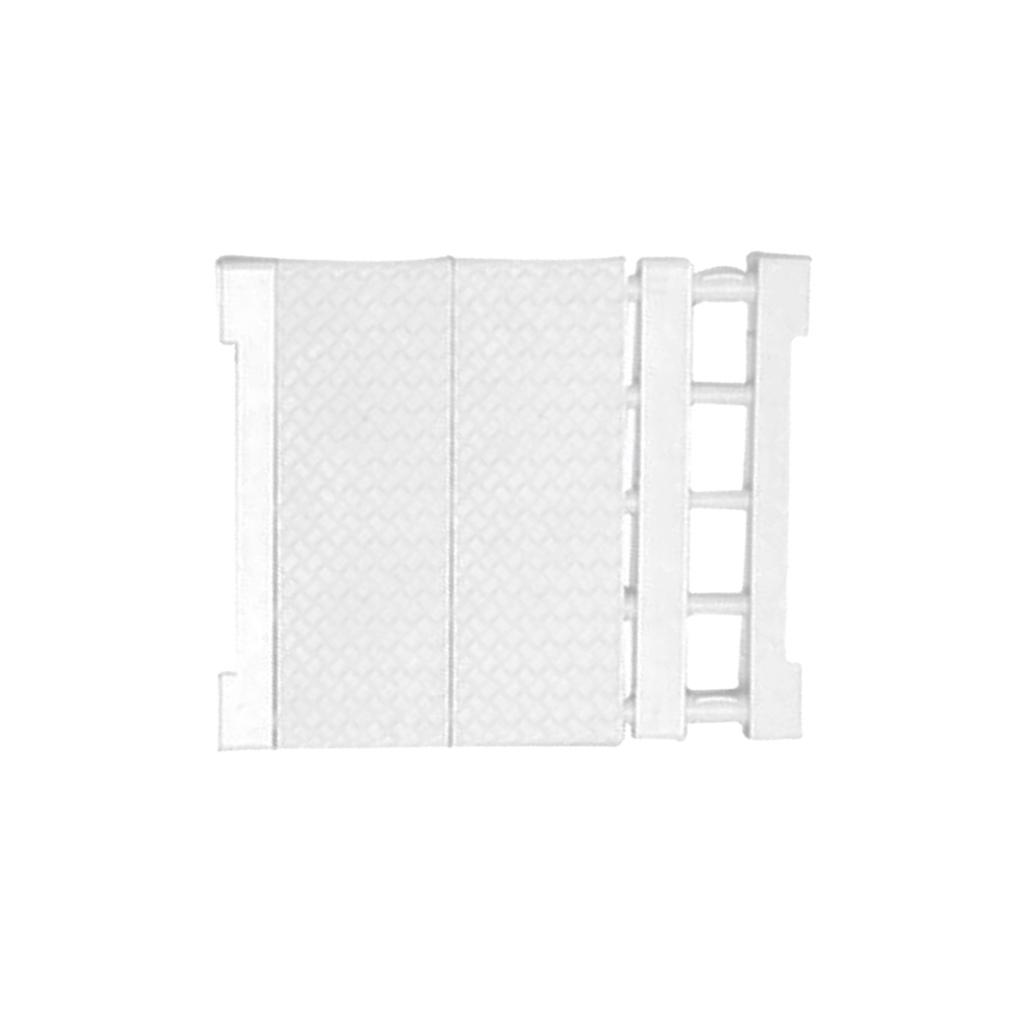 Expandable Shelf Closet Organizer Storage Adjustable Rack Rod White 30-40cm