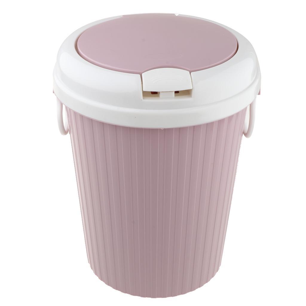 Wastebasket Plastic Garbage Trash Bin Can for Office Home ...