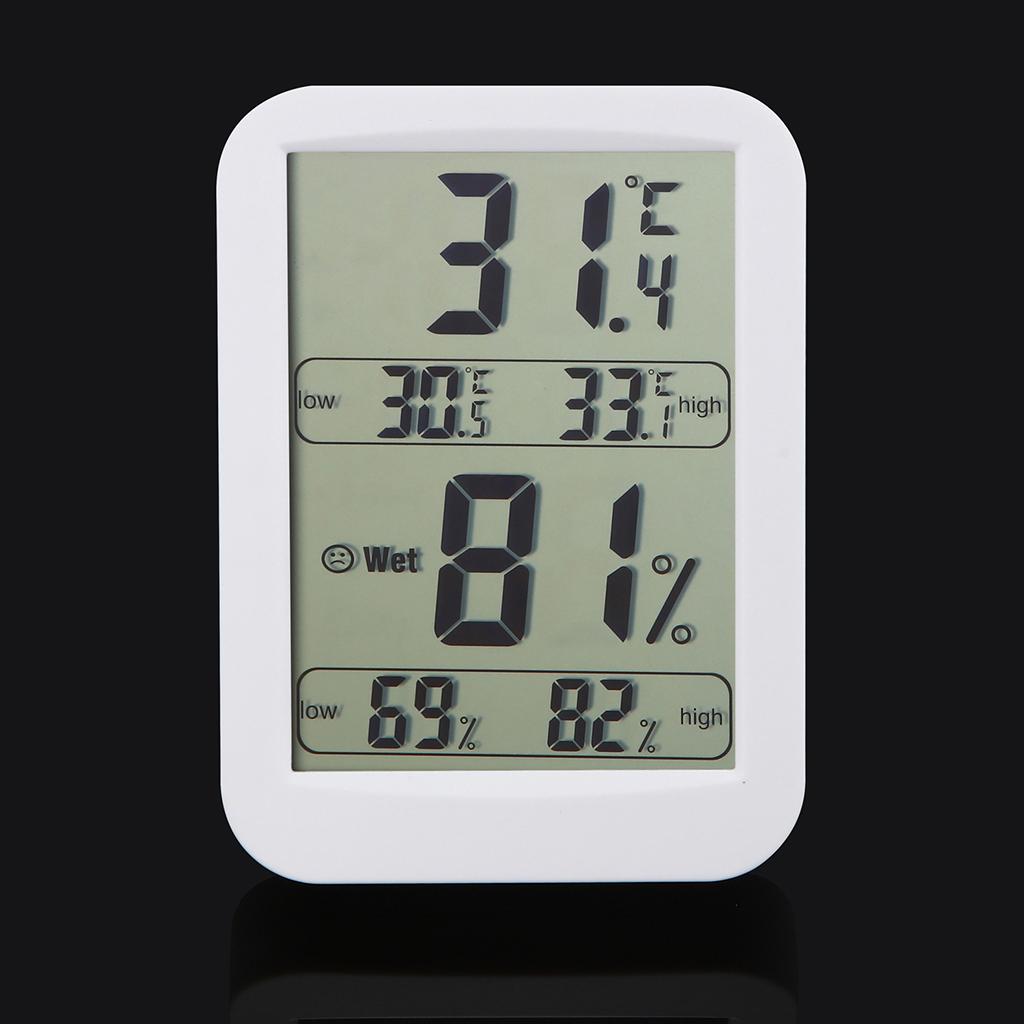 Digital Temperature Hygrometer Humidity Meter LCD Display Weather Station