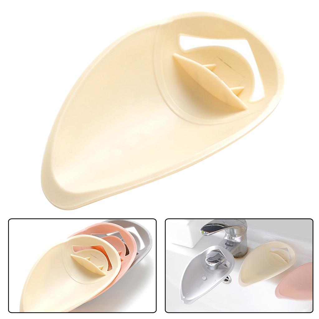 3xBathroom Faucet Clamp Extender Flexible for Toddler Kids Hand Washing Beige