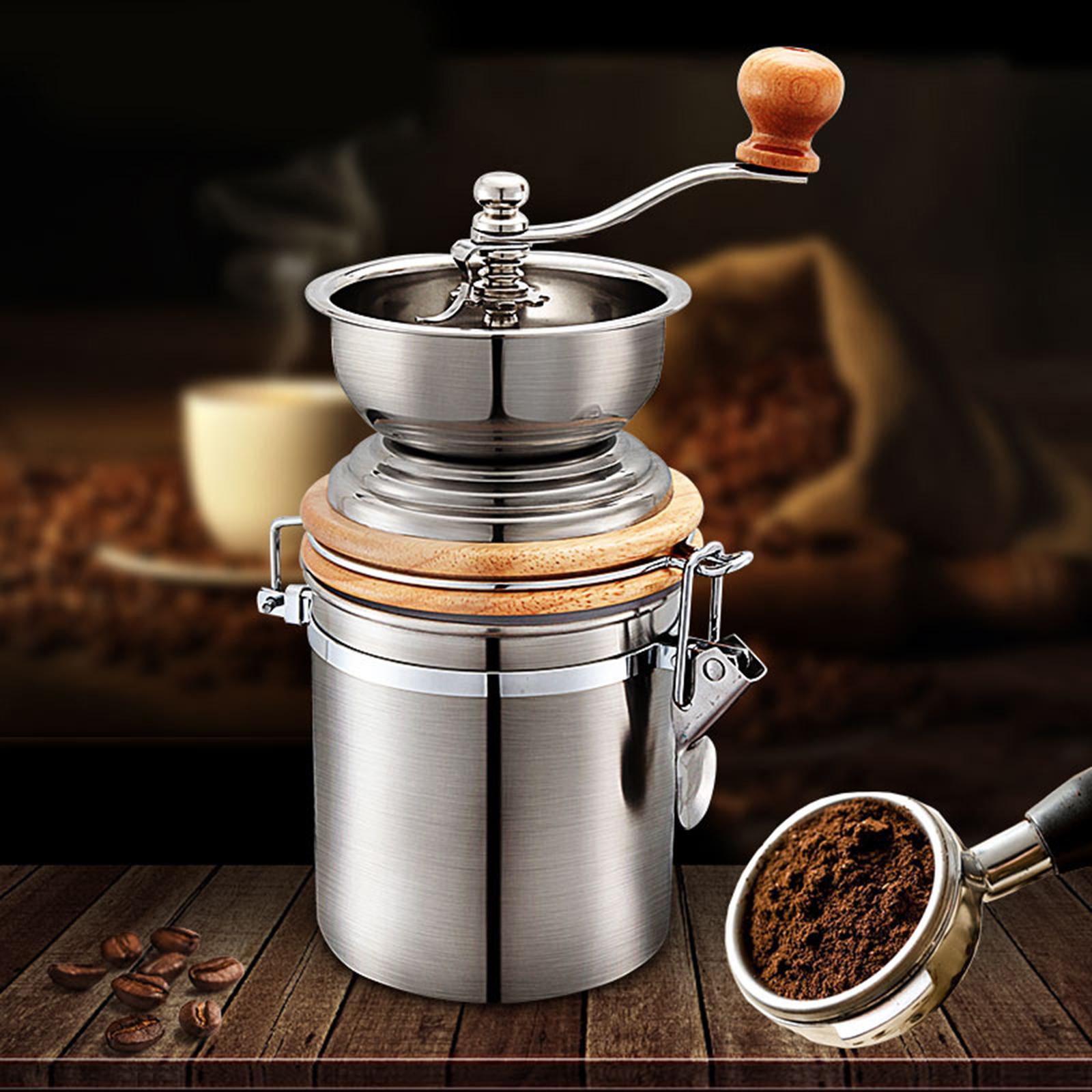 Manual Coffee Grinder with Adjustable Setting for Home Espresso Camping