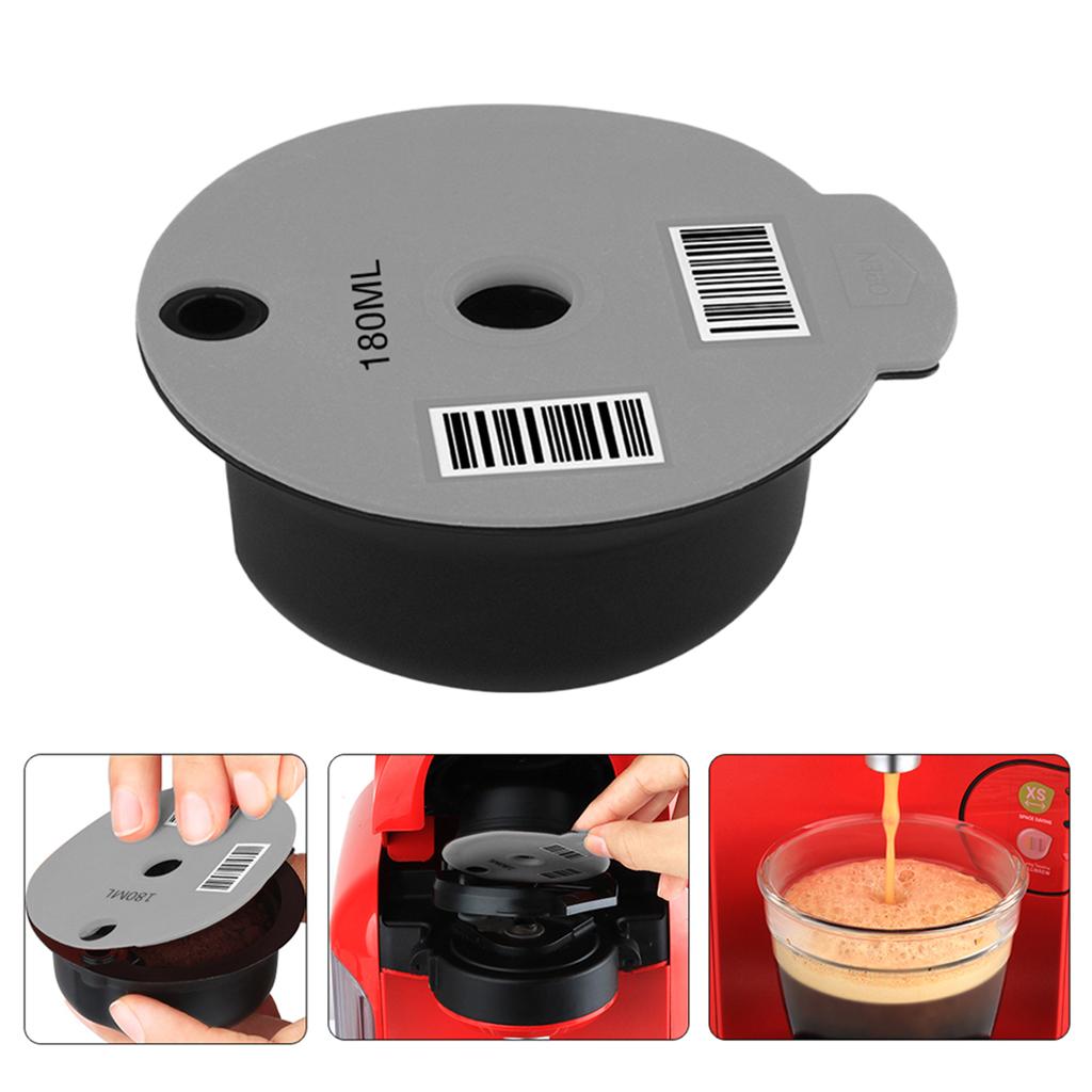 2pcs Reusable Coffee Capsule Pod Slicone Lid Fits  for Tassimo Machine