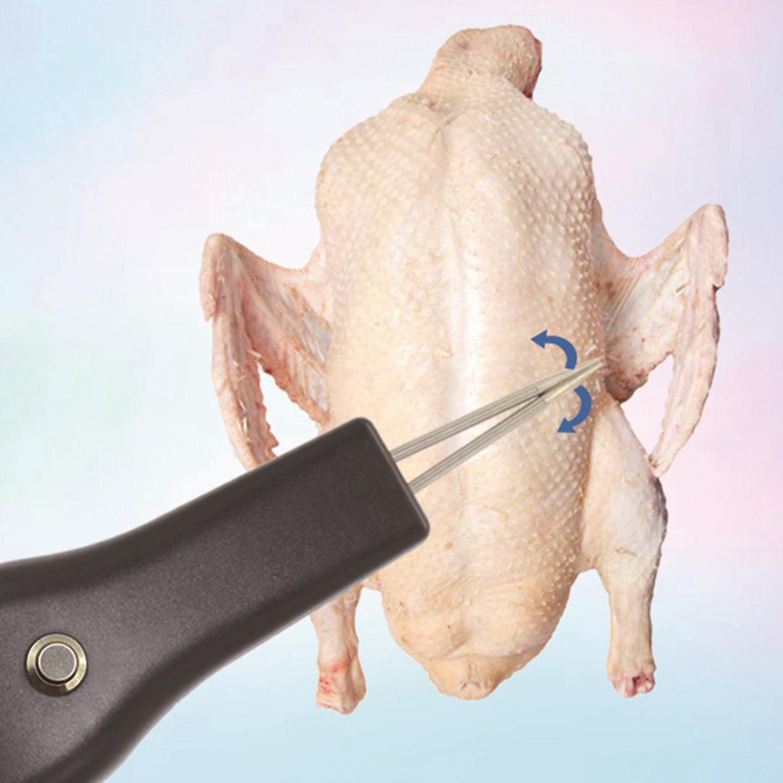 Handheld Electric Poultry Plucker Kitchen Gadget Plug and Play for Chicken