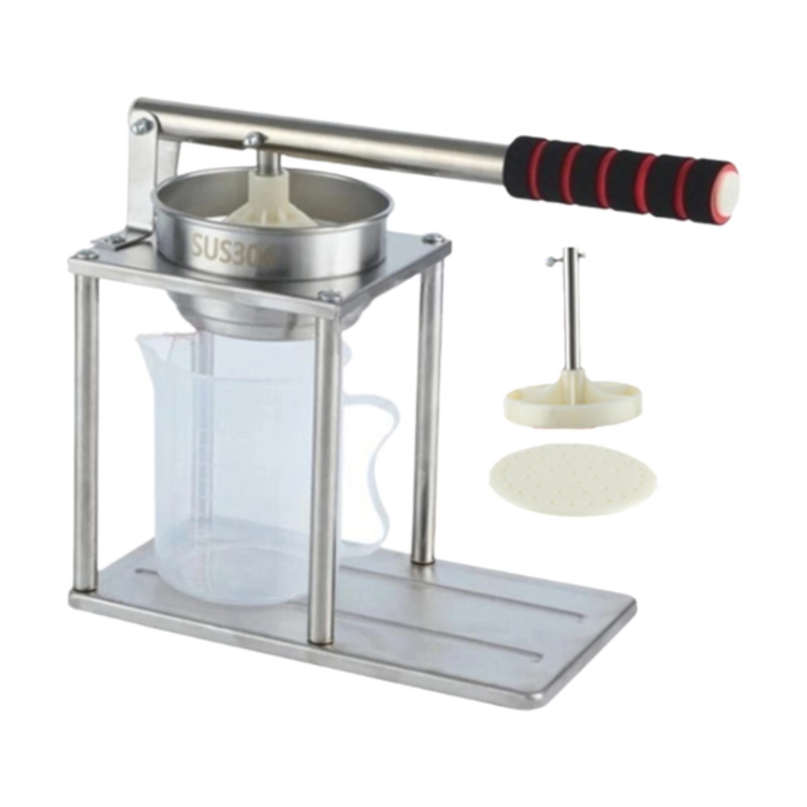 Hand Press Fruit Juicer Stainless Steel