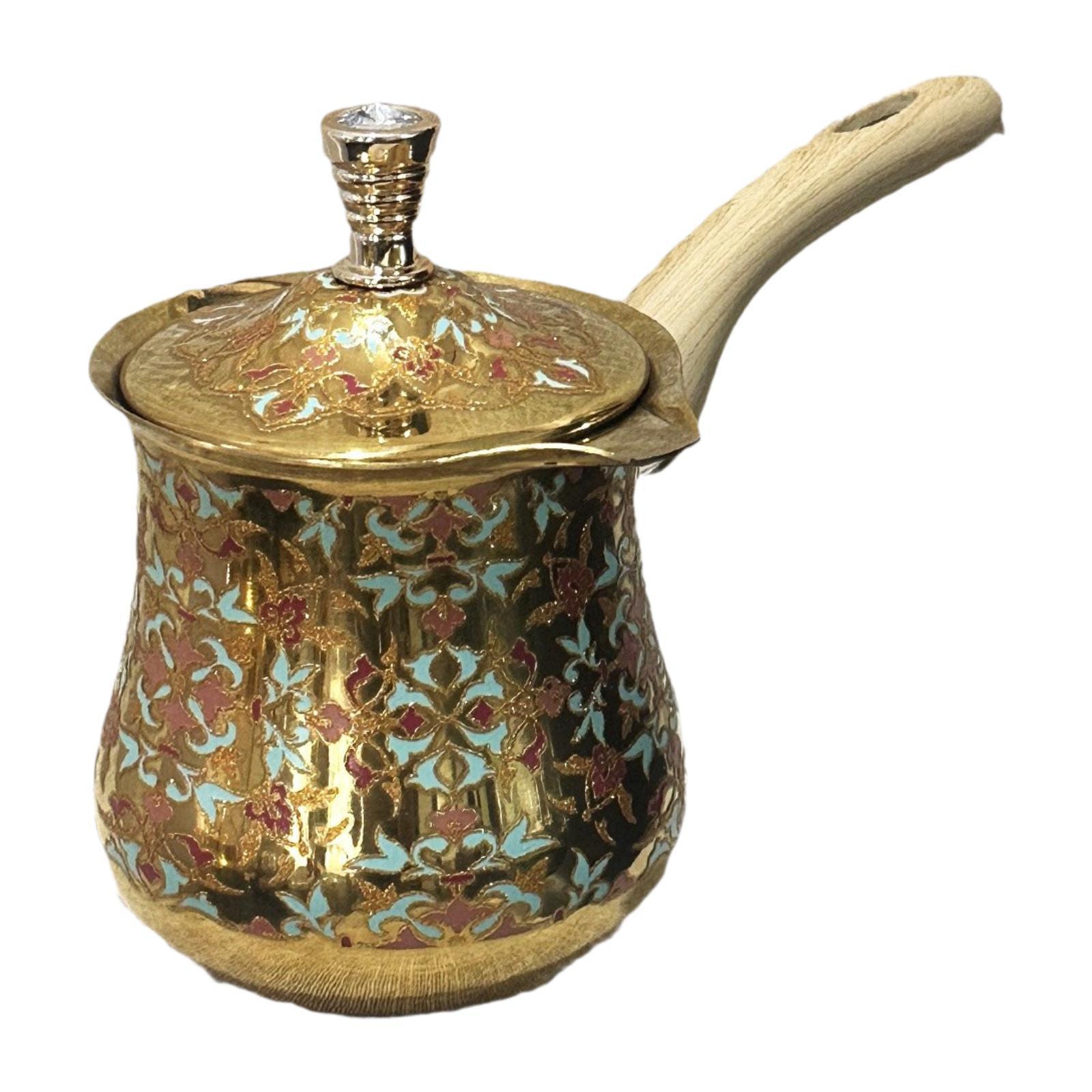 Coffee Pot with Wooden Handle