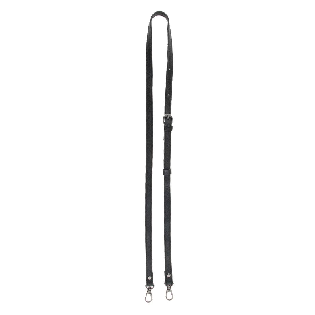 Adjustable PU Leather Crossbody Shoulder Bag Straps Handle Replacement Black