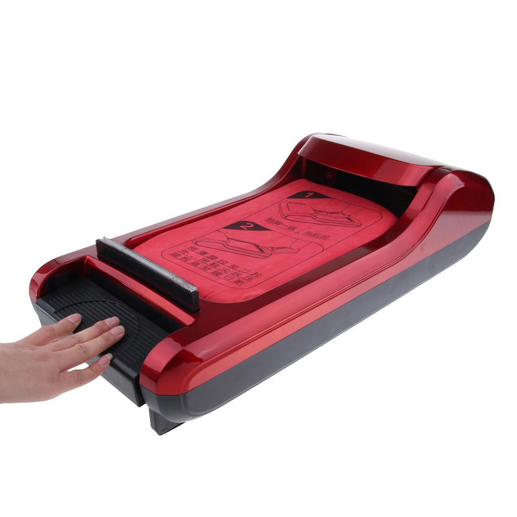 Automatic Shoe Cover Dispenser for Medical Home Office Shoe Membrane Red