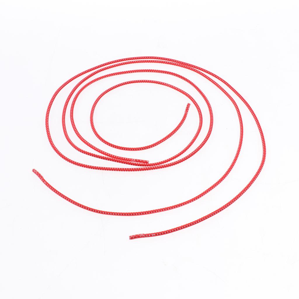 Elastic No Tie Shoelaces Sneakers Shoe String for Kids Adults Red