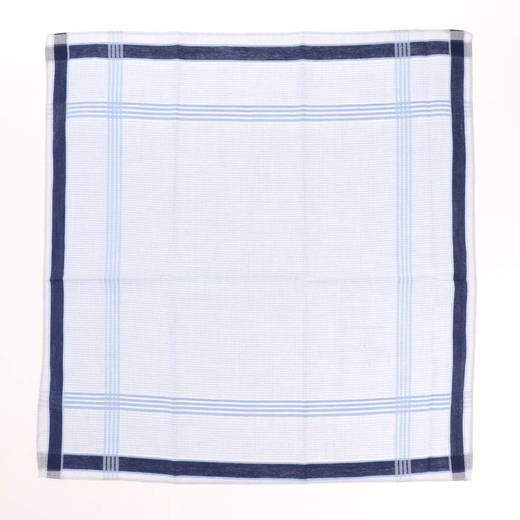 12Set Retro Classic Plaid Cotton Pocket Handkerchief Pocket Square Hanky 01