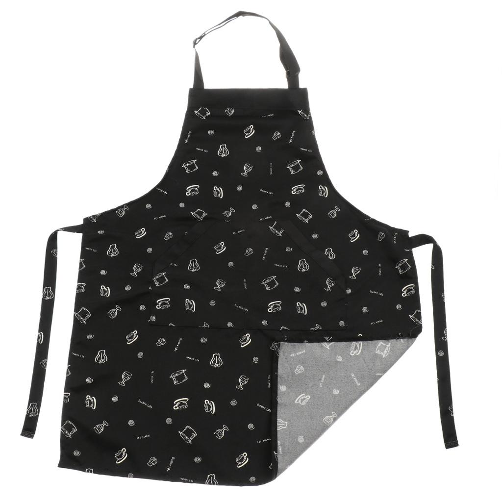 Download Half Short Waist Apron Front Pocket Chef Kitchen Cafe ...