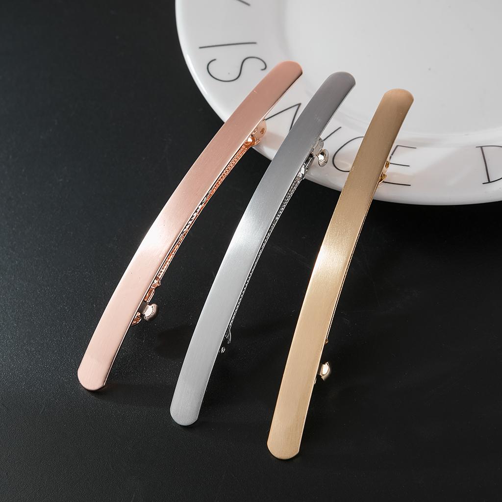 Hair Clips Barrette Geometric Korea Hairpin Hair Styling Jewelry Golden