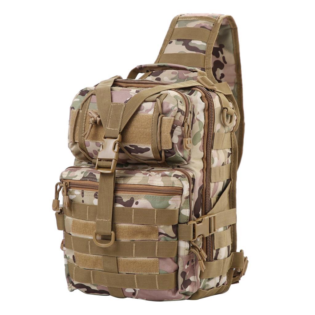 Outdoor cycling molle crossbody bag Camouflage