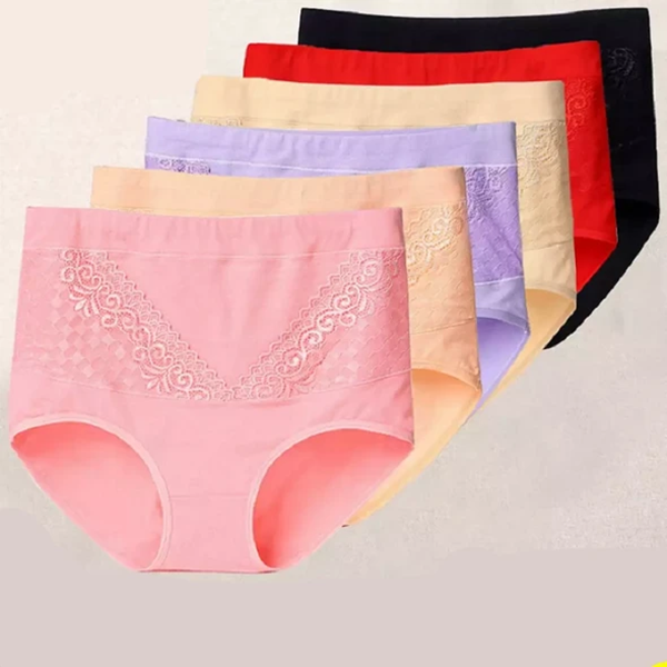 8 Pieces Womens Panties Briefs Stretchy Solid Mid Rise Everyday Underwear
