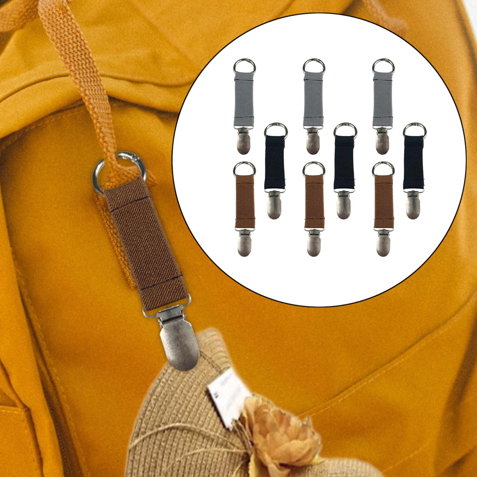 9 Pcs Hat Clip Hat Retainer Keepers High, Elastics Webbing Rib Clip