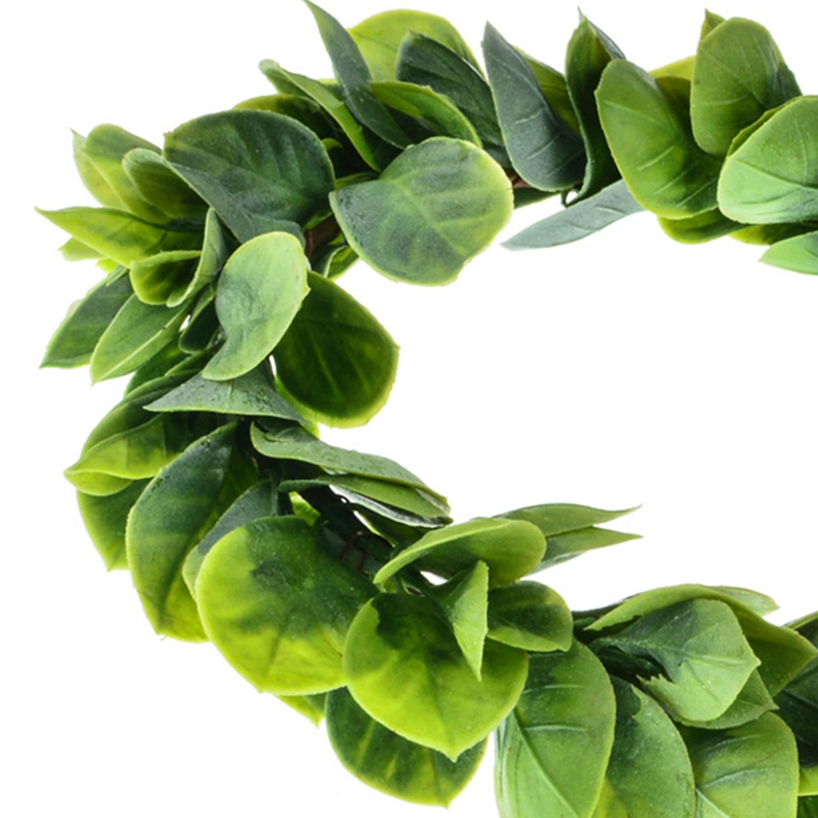 Greenery Floral Garland Headpiece Hair Garland for Wedding Holiday green