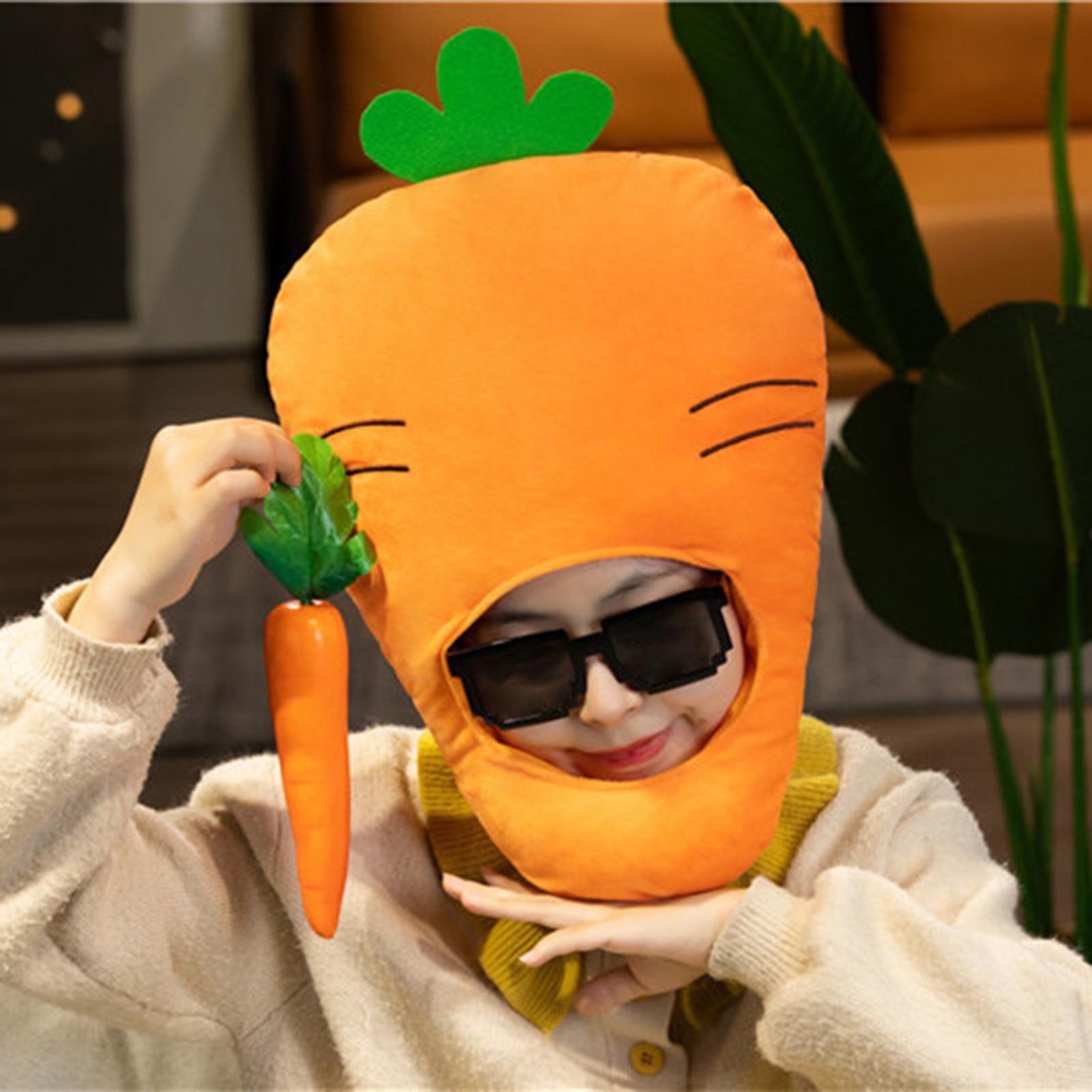 Funny Vegetable Radish Hat Headgear Photo Prop for Fancy Dress Cosplay