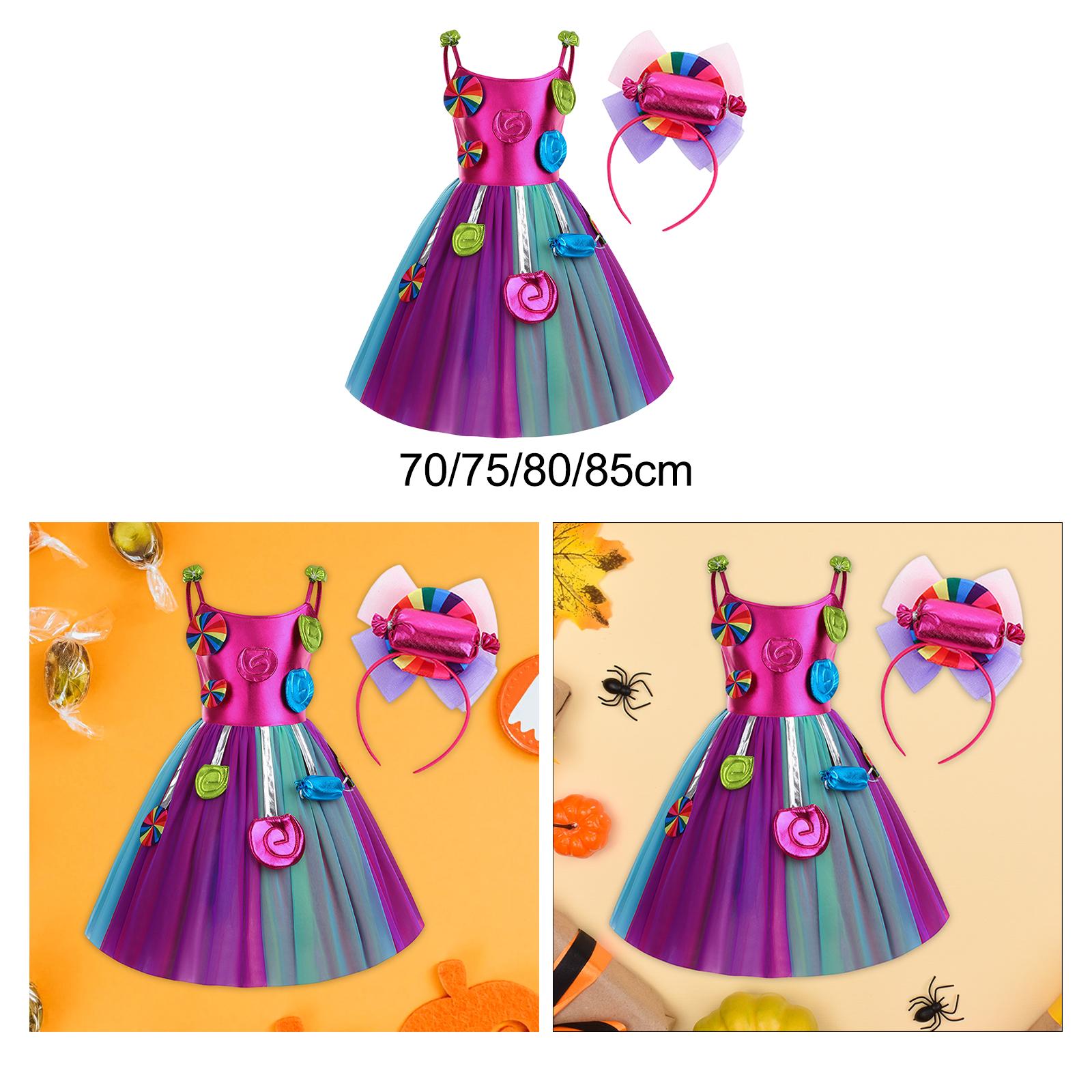3xCandy Dress for Girls Sleeveless Princess Dress Dance Role Playing 110
