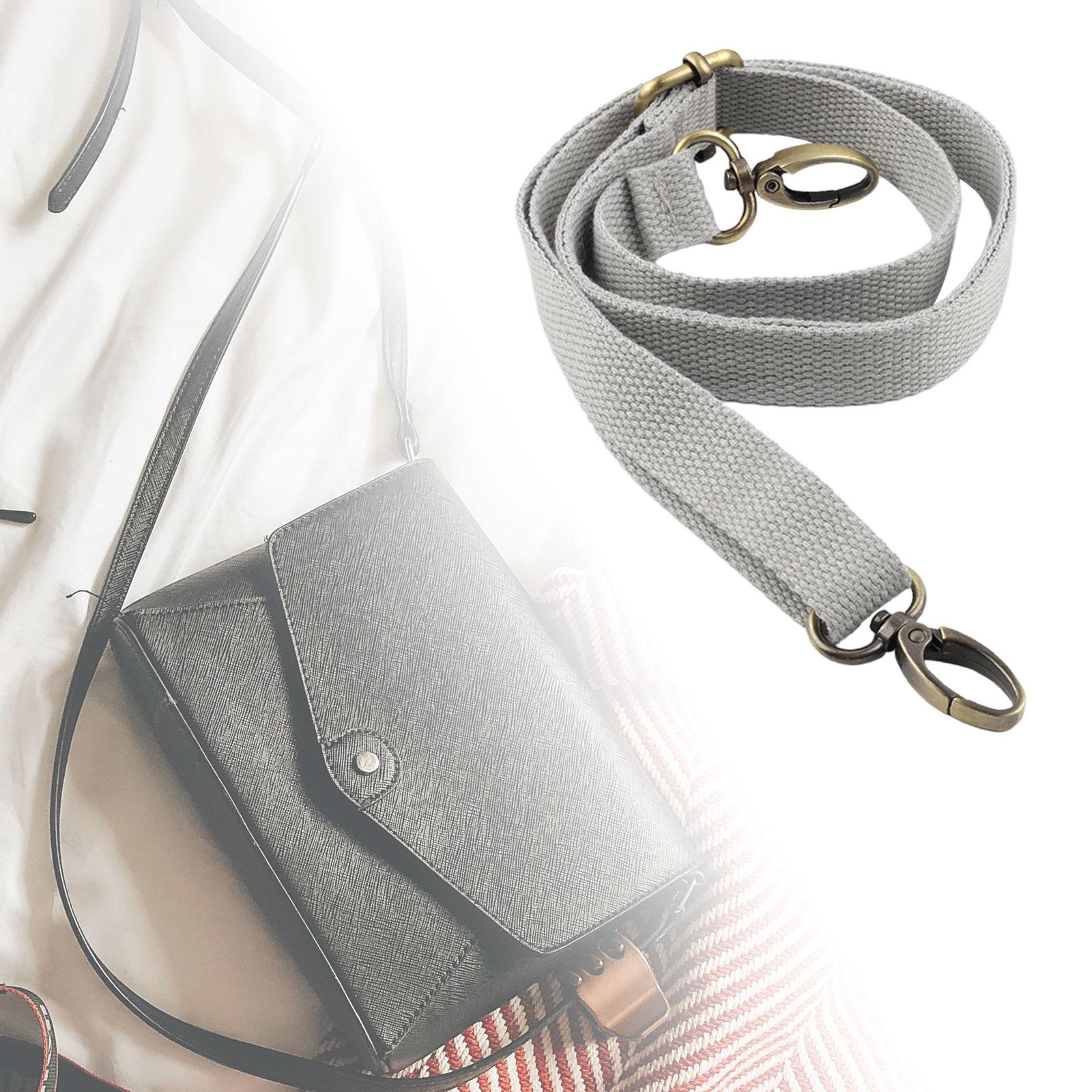 Adjustable Shoulder Bag Strap Replacement Accessory Trendy Replaceable Strap Gray