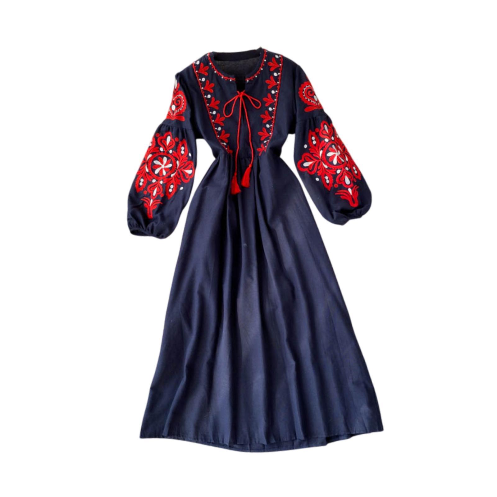 Long Sleeve Dress Blue
