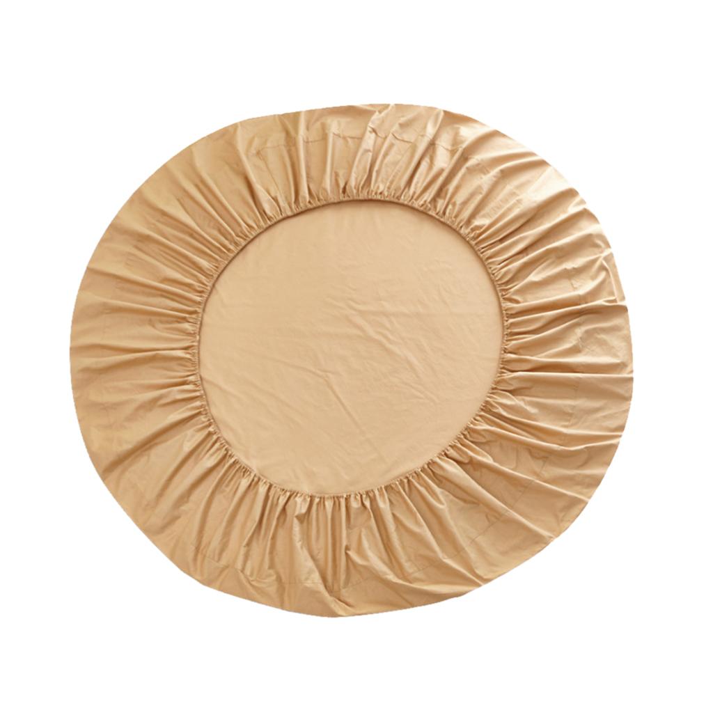 Cotton Fitted Sheet Camel