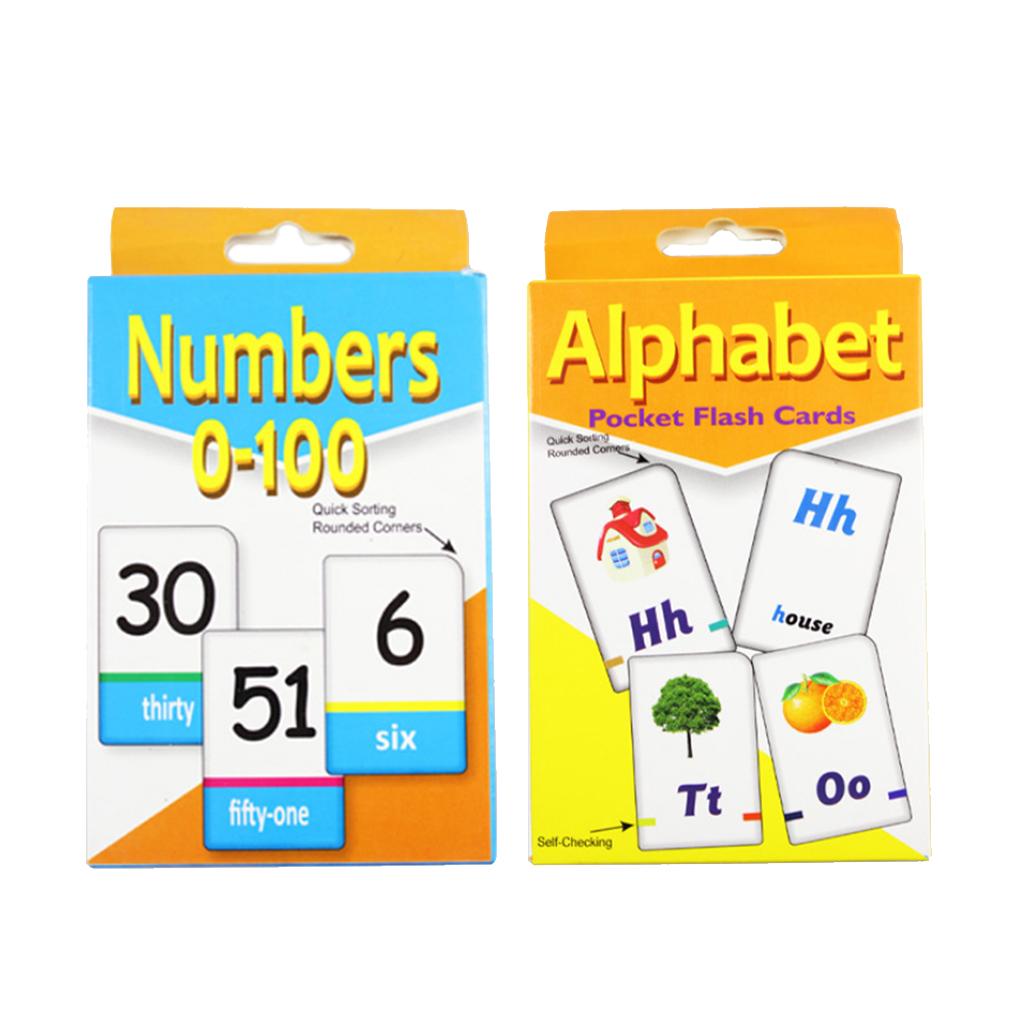 36 Pieces Flash Cards for Kindergarten Toddlers Preschool for 4-6 years ...