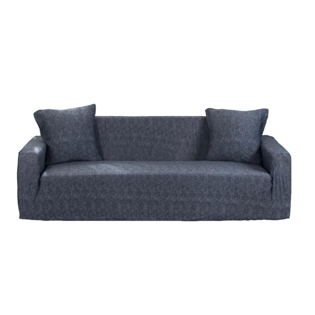 Stretch Sofa Covers Couch Cover Slipcover Protector Grey - 2 Seater