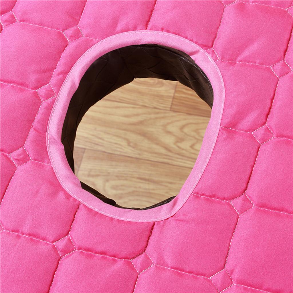 Non-slip Massage Table Sheet Cover with Elastic Band 190x80cm Rose Red