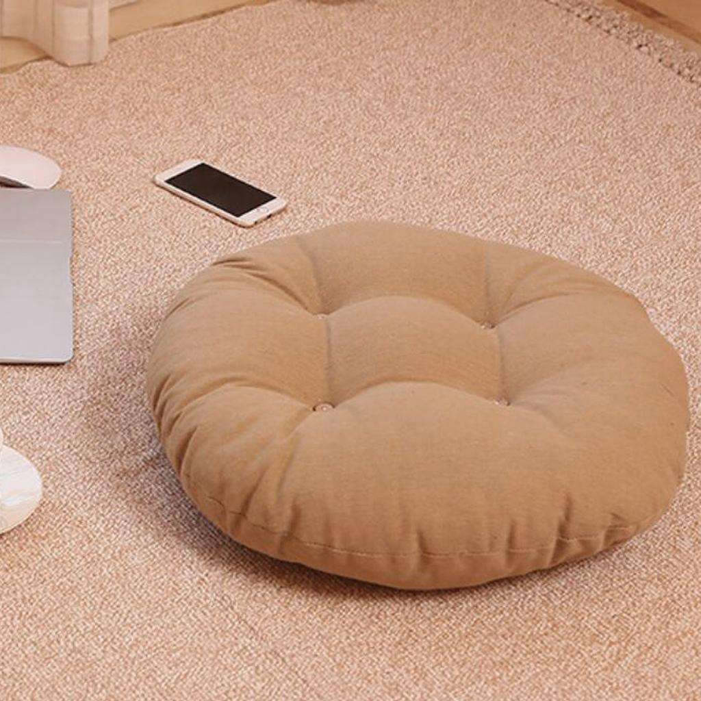 45cm Diam Tatami Cushion Floor Pillow Mat Meditation Yoga Cushion Pad