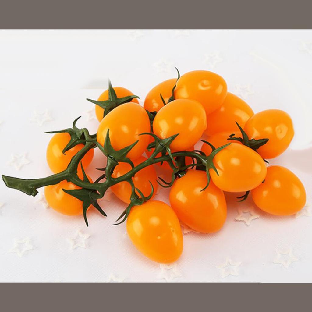 Artificial Plastic Vegetables Decorative Food Green Peppers Red &Yellow