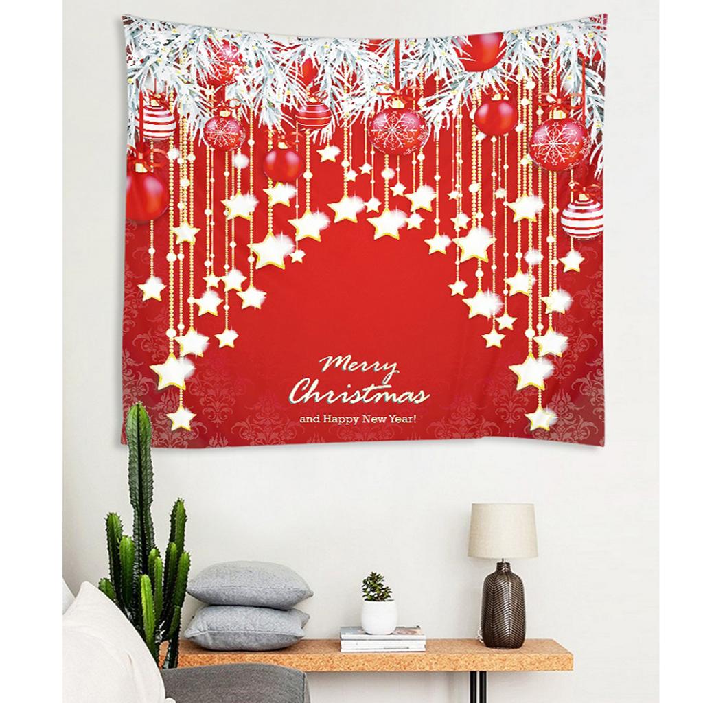 Christmas Theme Wall Hanging Tapestry 150x150cm C