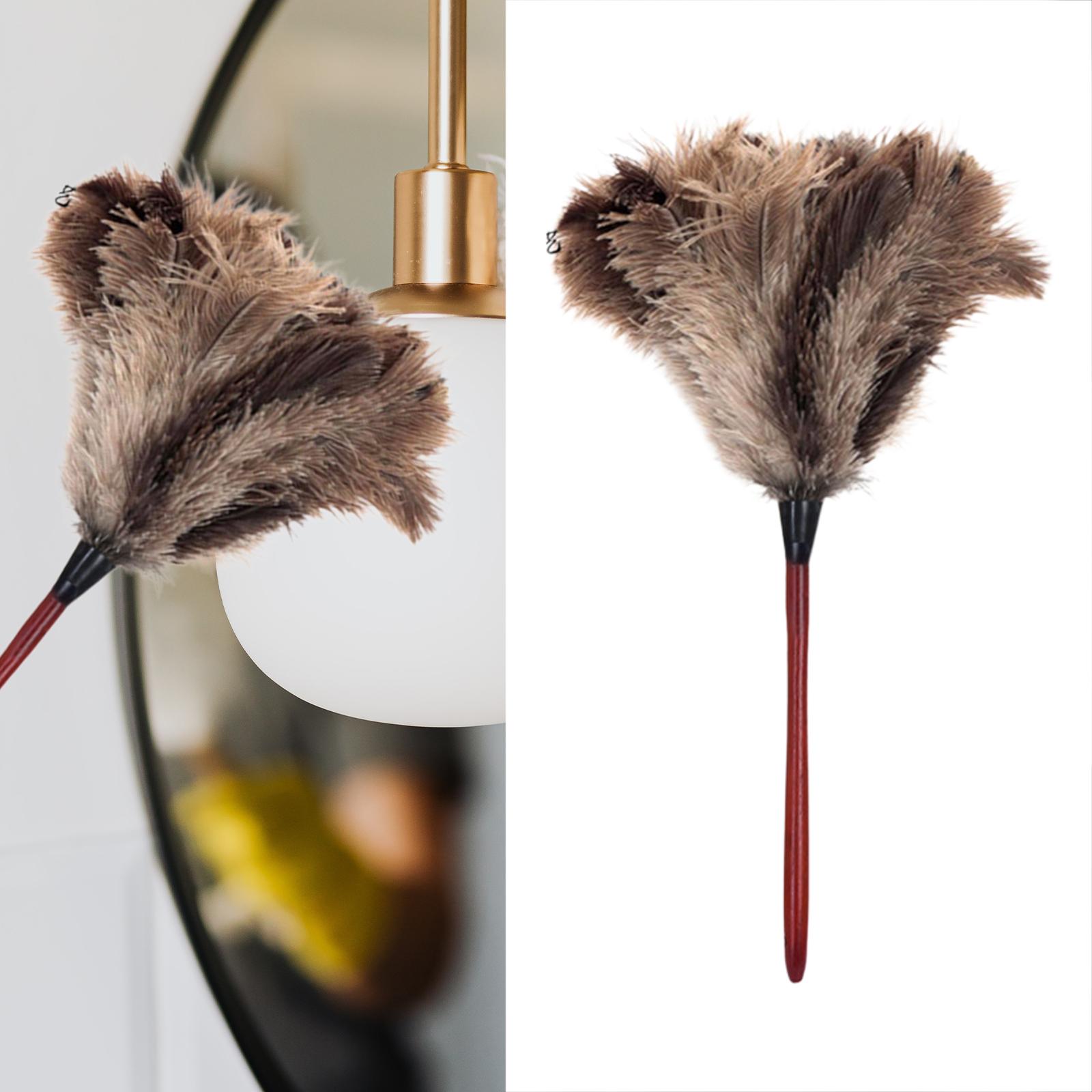 Faux Feather Duster Dust Cleaning Tool Brush Tool Household for Car