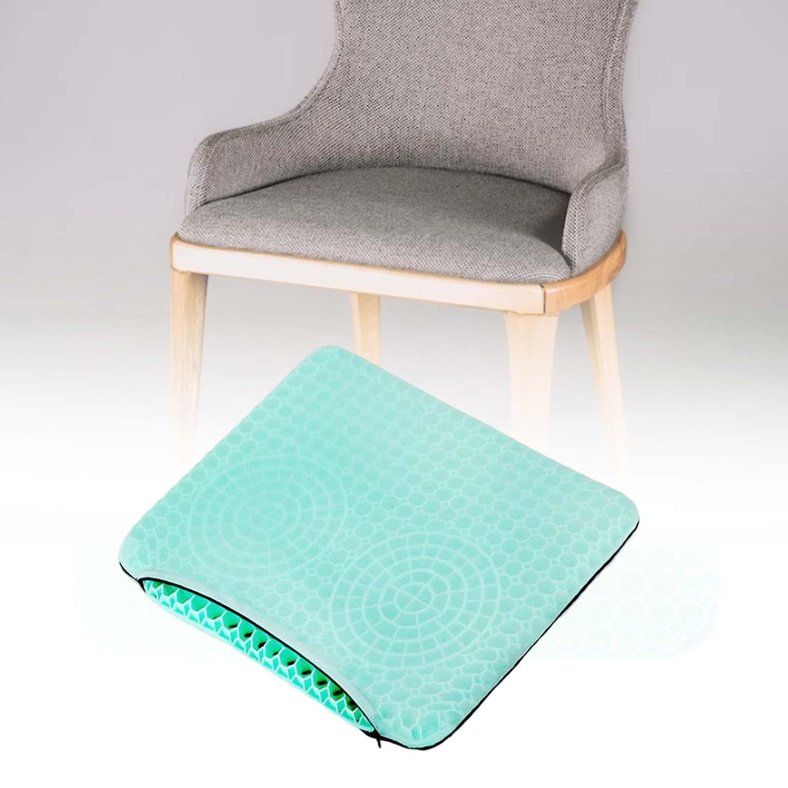 Gel Seat Cushion Comfortable Honeycomb Gel Cushion for Home Traveling Cushion With Cover