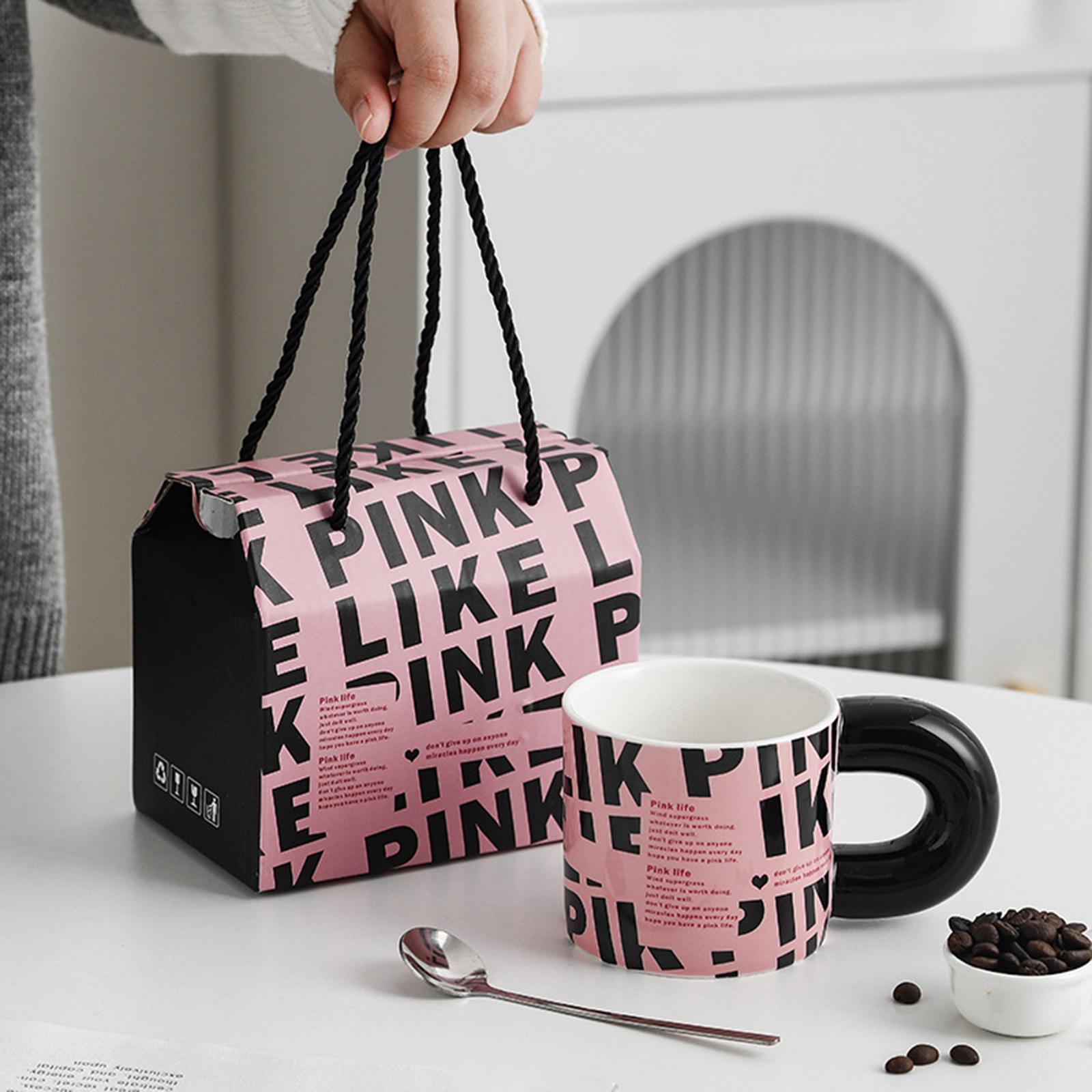 Porcelain Mug Tableware Ceramic Mug with Handle for Breakfast Oatmeal