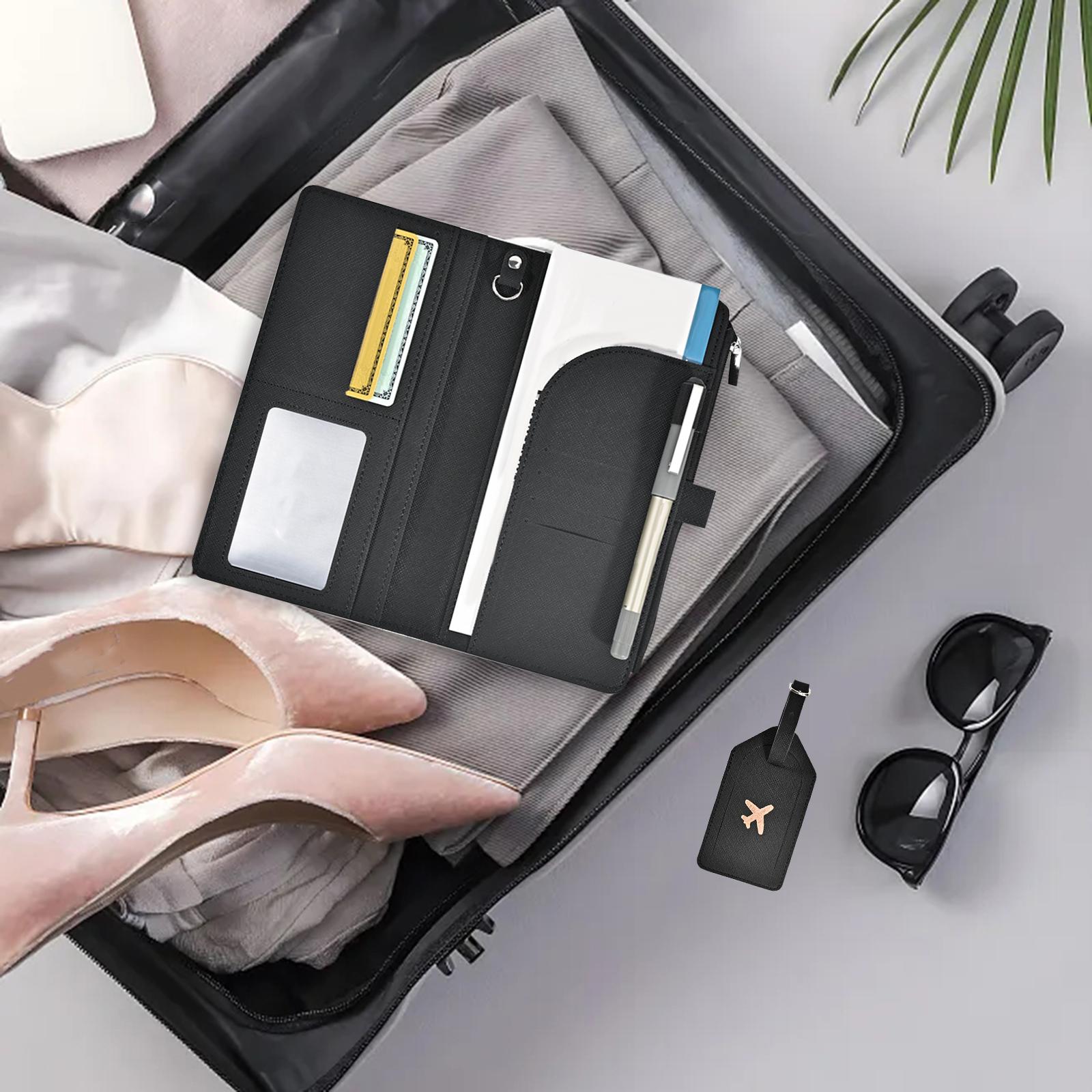 Passports Holder Multifunction Travel Essentials for Travel Outdoor Business