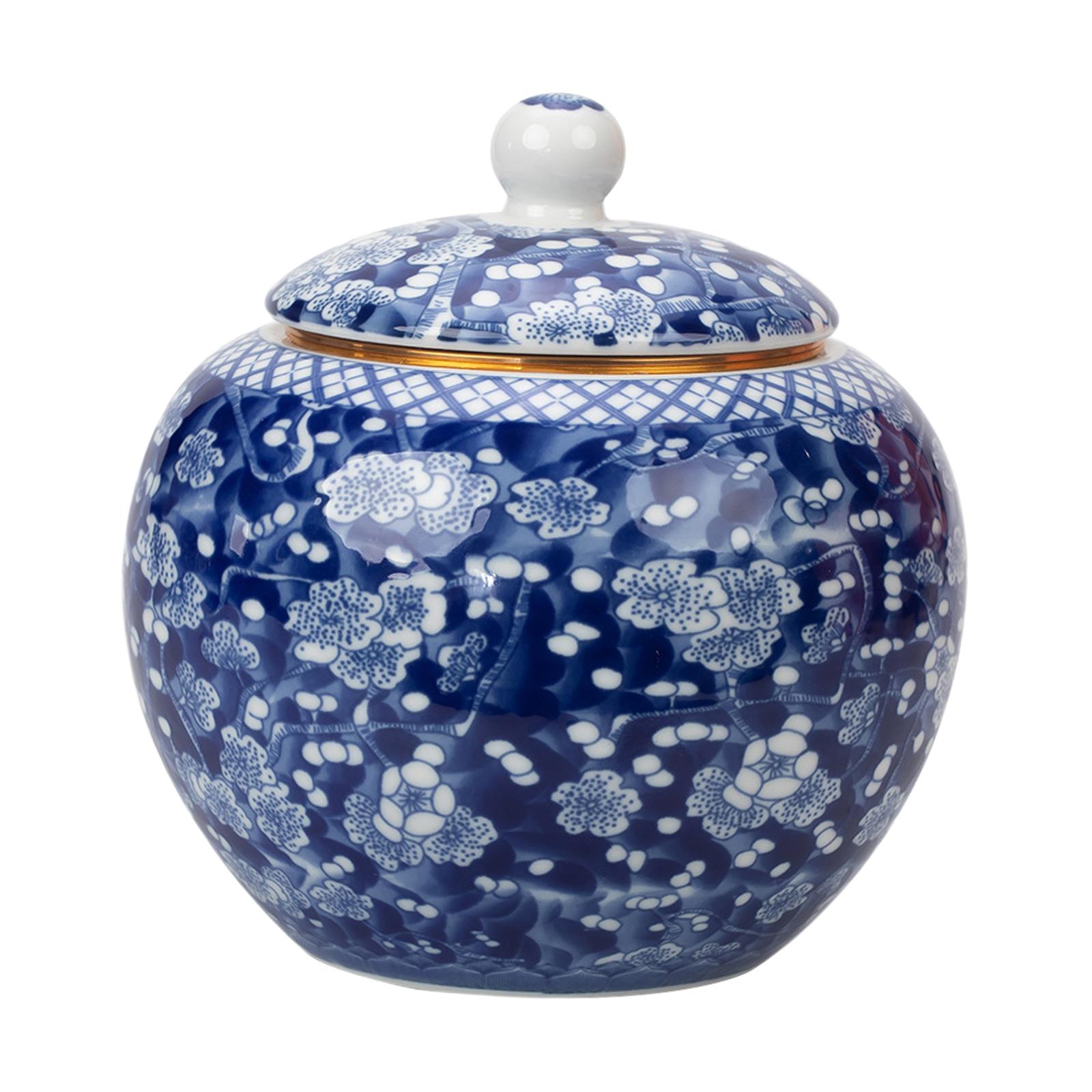 Chinoiserie Ginger Jar Tea Canister