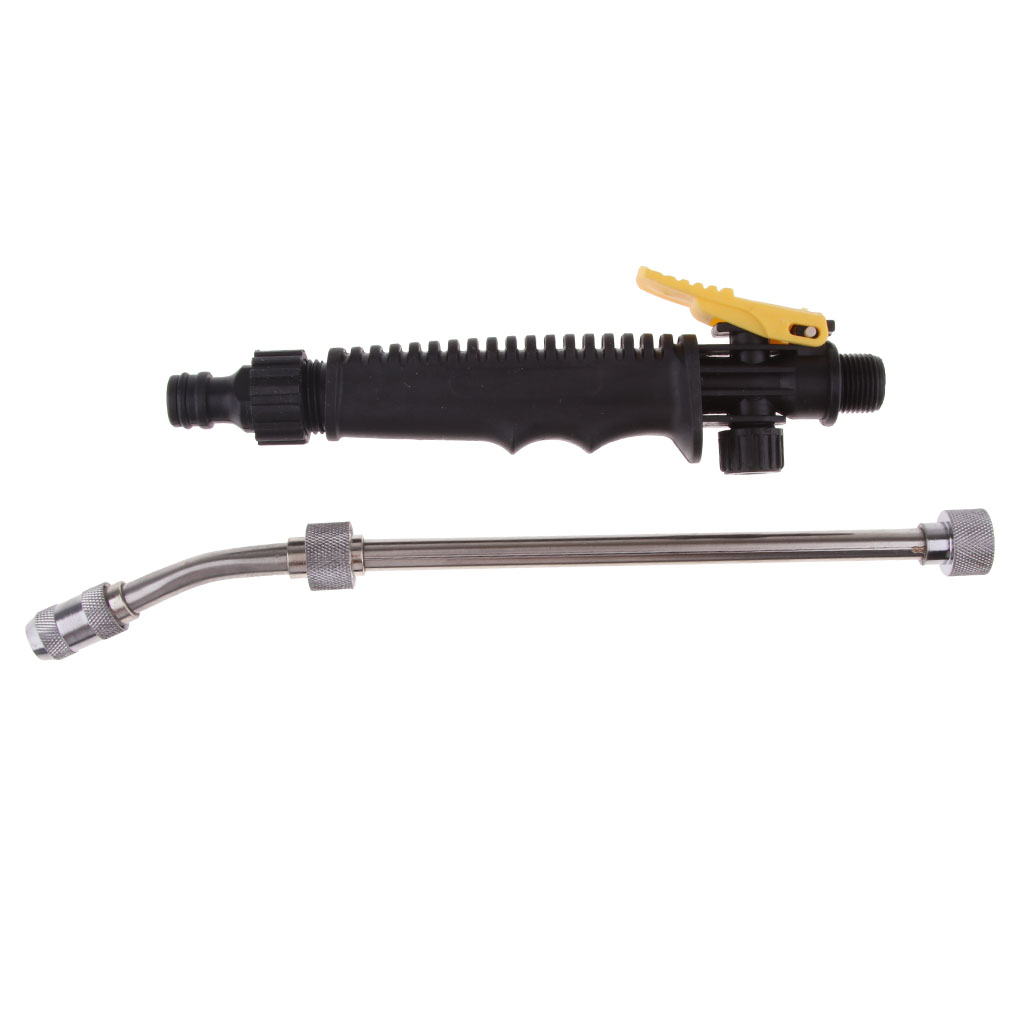 Stainless Steel High Pressure Washer Nozzle Lance Extended Sprayer 48cm