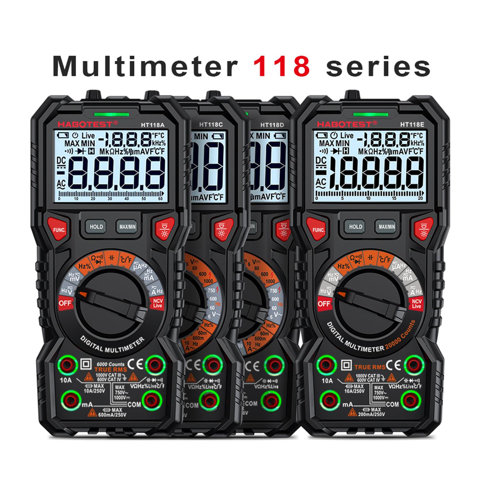 Digital Tester High Precision Digital Meter for Computer Repair Smartphone HT118A