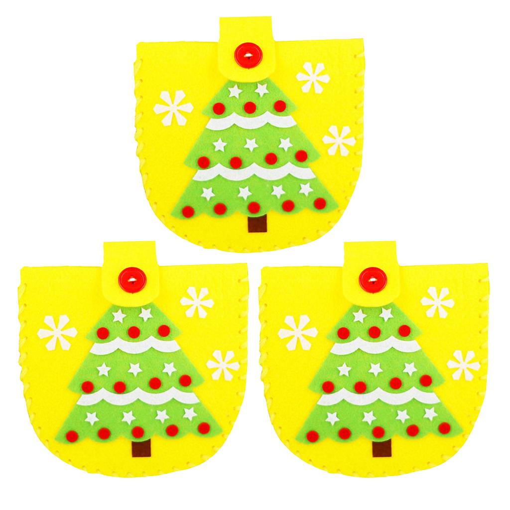 DIY Christmas Gift Bag Needle Felting Kit for Beginners Christmas Tree