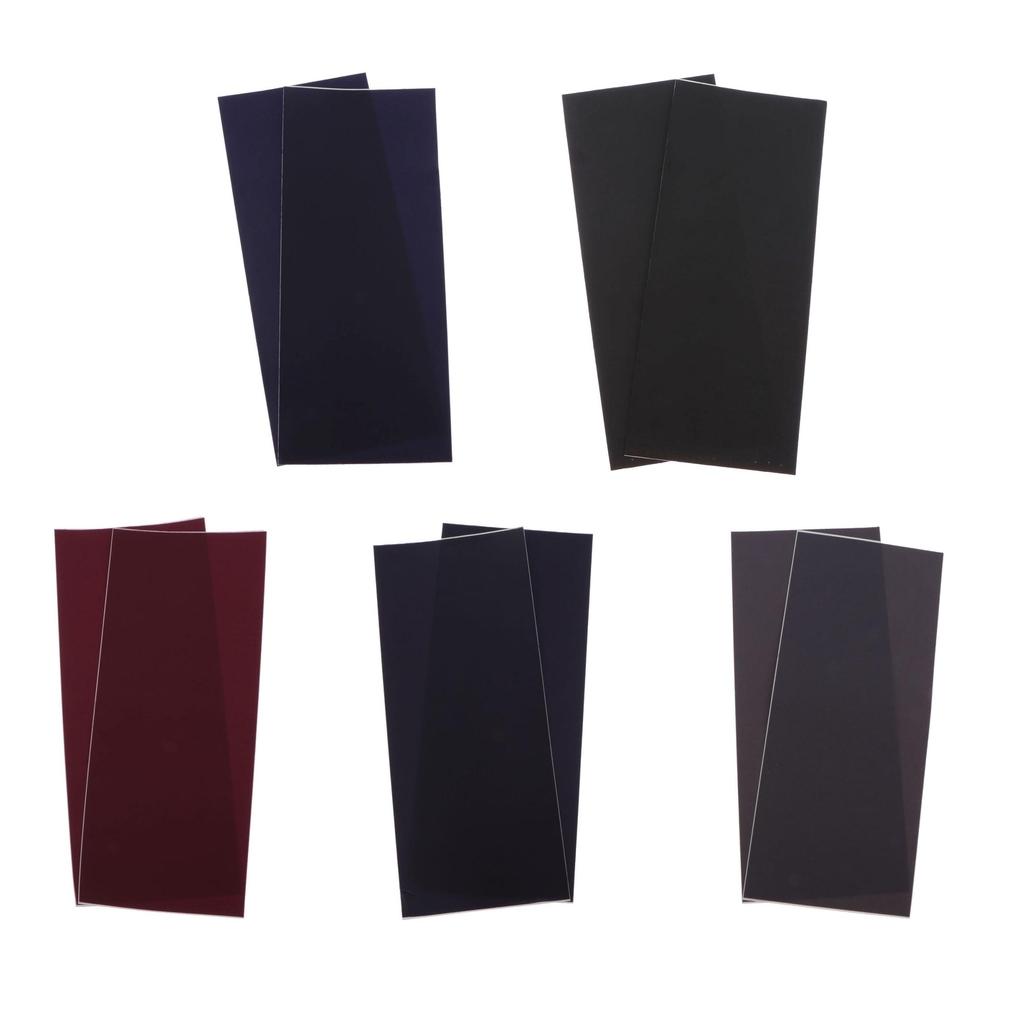 2pcs Waterproof Self-adhesive Repair Patch for Down Jackets Bag Black