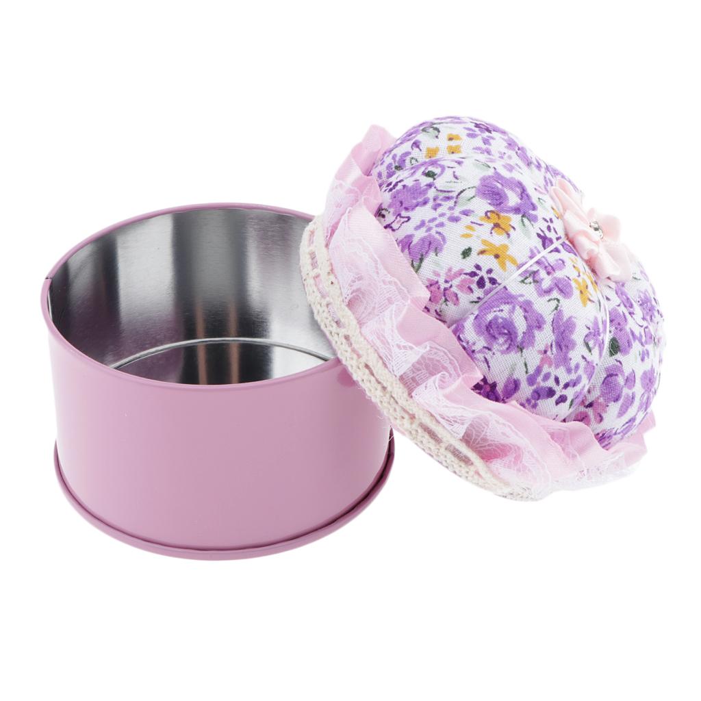 Pumpkin Needle Pin Cushion Purple